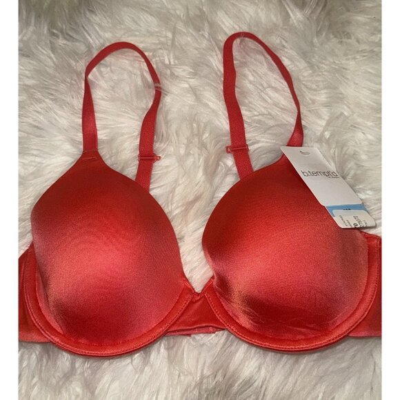 b.tempt'd Wacoal 953281 Future Foundation T-Shirt Bra Lined UW 32C Mango New Nwt - Picture 3 of 6